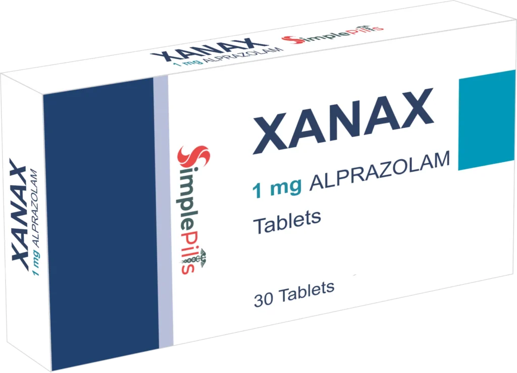 Xanax 1 mg Alprazolam Simplepills.net
