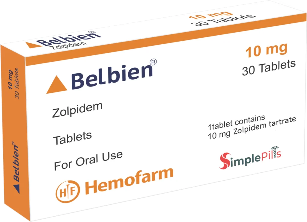 Zolpidem Belbien 10mg Simplepills.net
